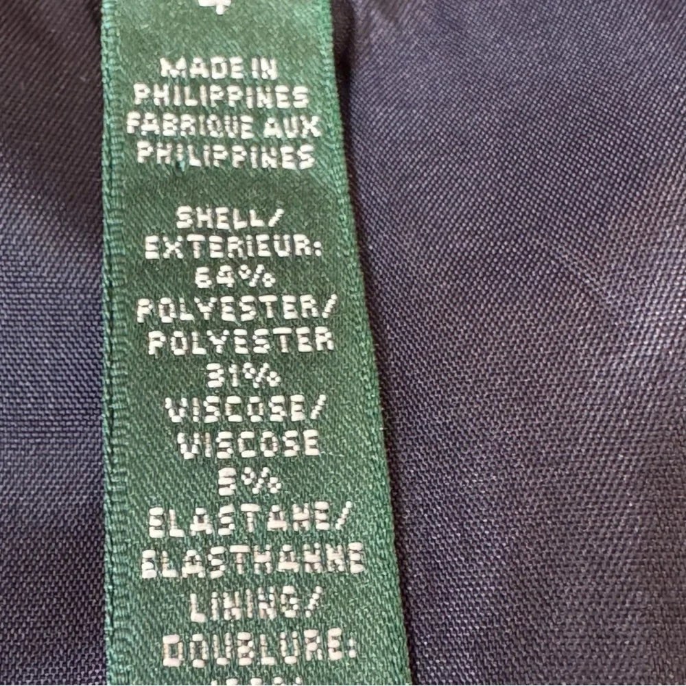 Lauren Ralph Lauren Made in USA Vintage Classic Ribbed Blazer - Picture 7 of 8